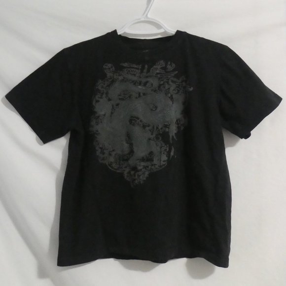 COPY - 725 ORIGINALS | medium | Black Graphic Short Sleeve T-Shirt / Tee - Picture 1 of 13